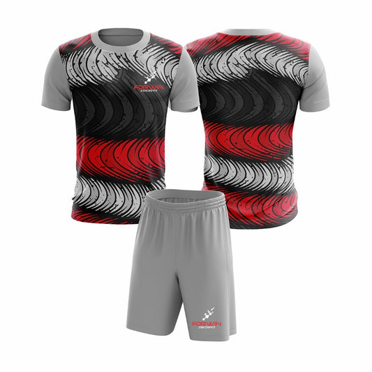 Customizable shirt and shorts combo for athletes and teams, designed for optimal performance and comfort. High-quality, breathable, and durable athletic wear by Forwin Sports.