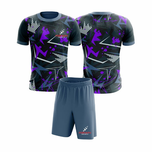 Customizable shirt and shorts combo for athletes and teams, designed for optimal performance and comfort. High-quality, breathable, and durable athletic wear by Forwin Sports.