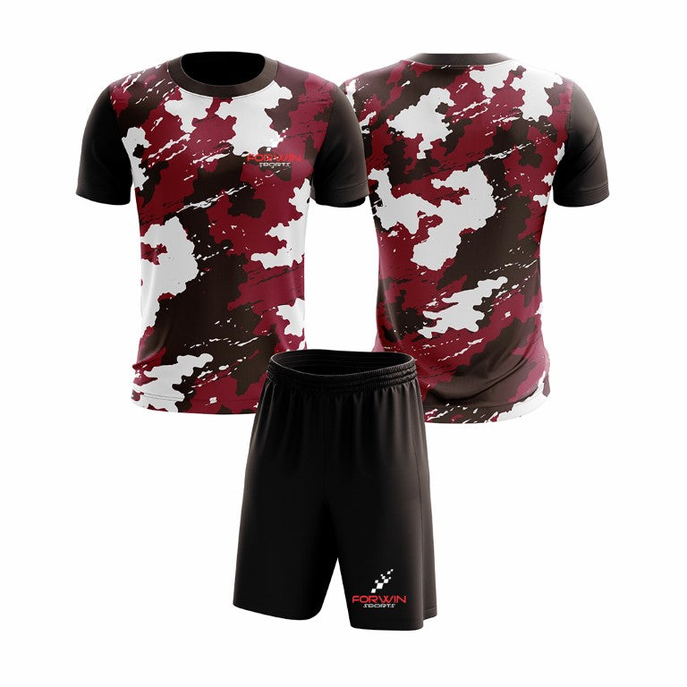 Customizable shirt and shorts combo for athletes and teams, designed for optimal performance and comfort. High-quality, breathable, and durable athletic wear by Forwin Sports.