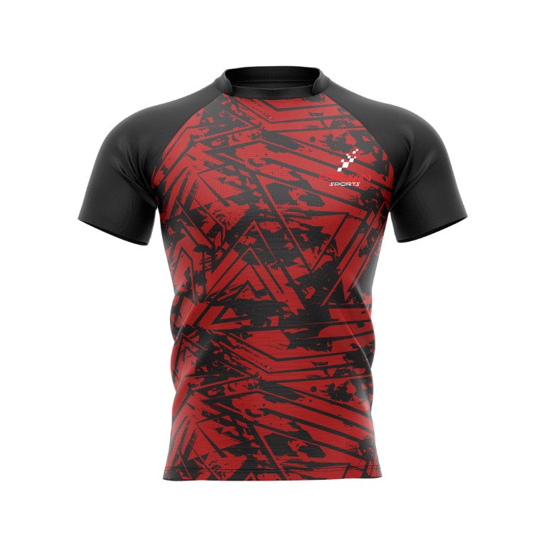 Rugby jersey image, showcasing team uniform with logo, number, and name. Designed for performance, comfort, and durability in the sport.