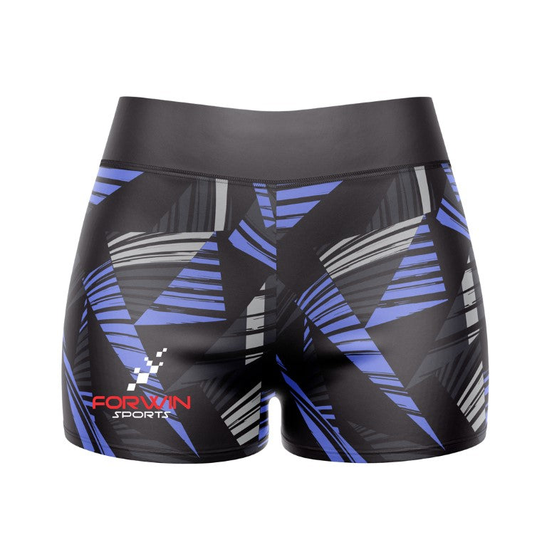 Image of compression shorts, a type of athletic wear designed to provide support and compression during exercise. The shorts are typically made of a stretchy material and are worn by athletes and fitness enthusiasts to improve performance and reduce muscle soreness.