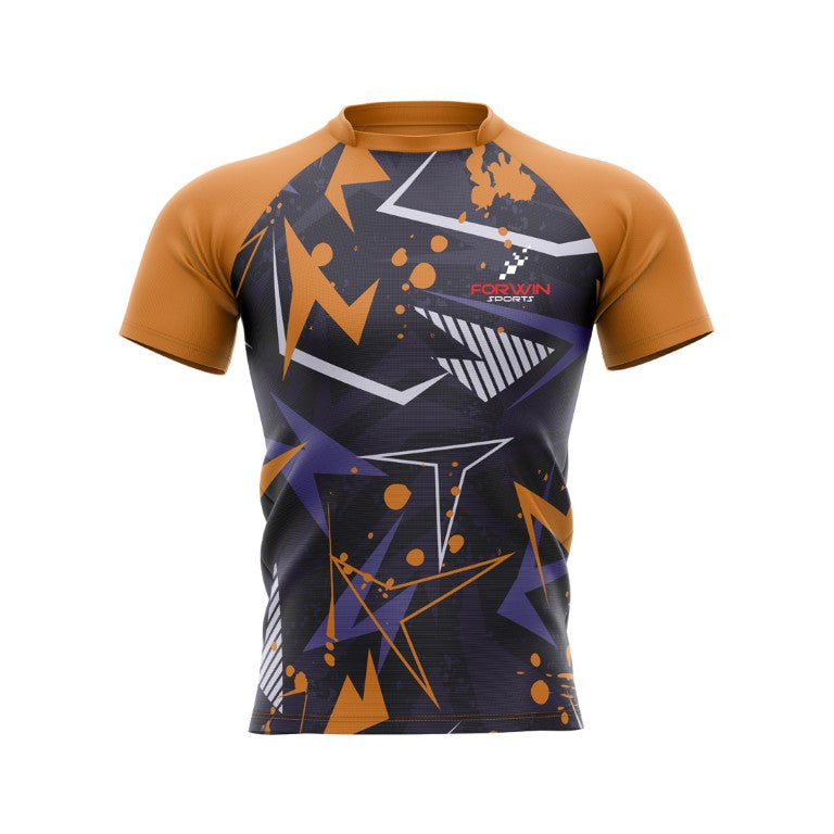 Rugby jersey image, showcasing team uniform with logo, number, and name. Designed for performance, comfort, and durability in the sport.