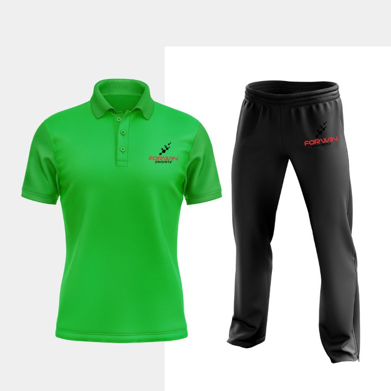 Image of cricket uniforms, featuring jerseys and pants with team logos, numbers, and names. Designed for comfort and performance on the field.