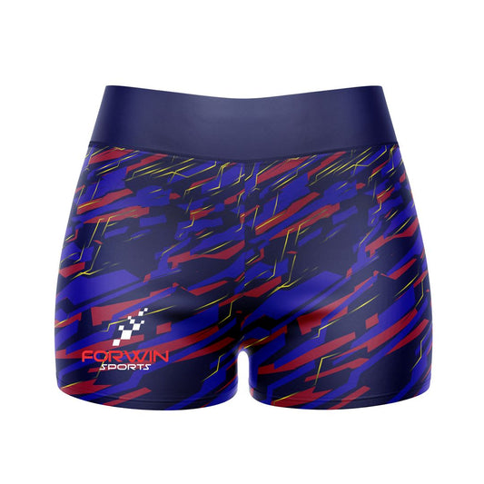 Image of compression shorts, a type of athletic wear designed to provide support and compression during exercise. The shorts are typically made of a stretchy material and are worn by athletes and fitness enthusiasts to improve performance and reduce muscle soreness.