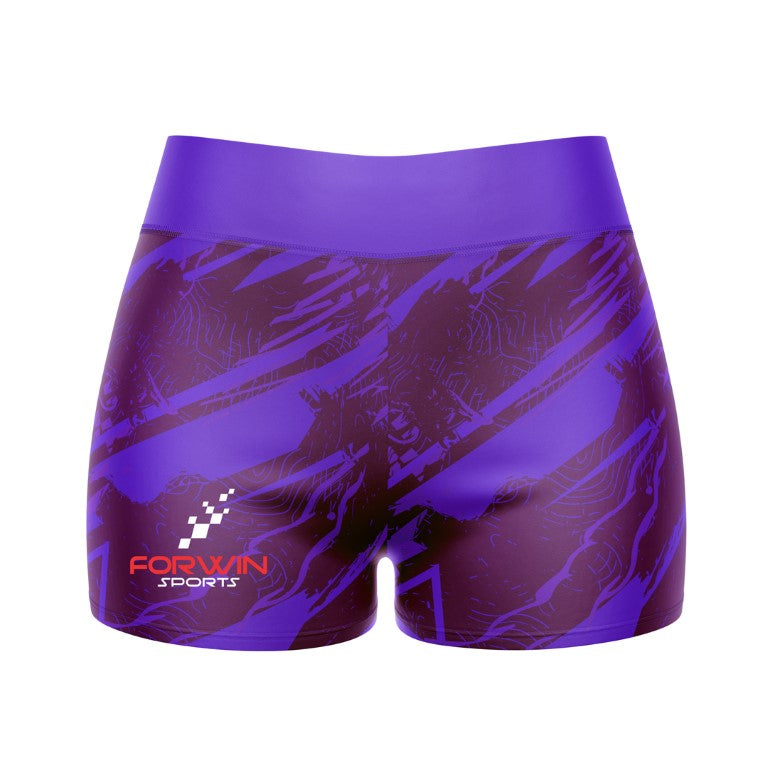 Image of compression shorts, a type of athletic wear designed to provide support and compression during exercise. The shorts are typically made of a stretchy material and are worn by athletes and fitness enthusiasts to improve performance and reduce muscle soreness.