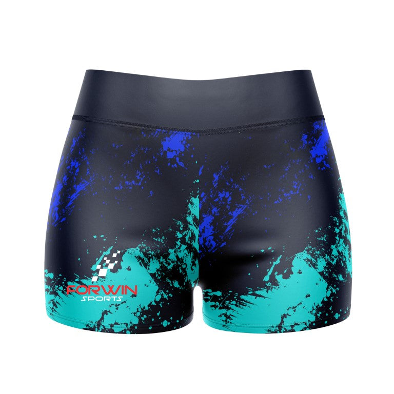 Image of compression shorts, a type of athletic wear designed to provide support and compression during exercise. The shorts are typically made of a stretchy material and are worn by athletes and fitness enthusiasts to improve performance and reduce muscle soreness.