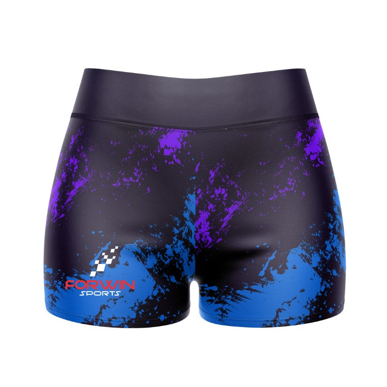 Image of compression shorts, a type of athletic wear designed to provide support and compression during exercise. The shorts are typically made of a stretchy material and are worn by athletes and fitness enthusiasts to improve performance and reduce muscle soreness.