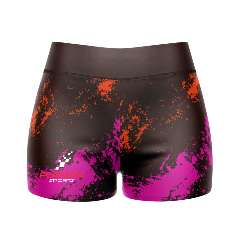 Image of compression shorts, a type of athletic wear designed to provide support and compression during exercise. The shorts are typically made of a stretchy material and are worn by athletes and fitness enthusiasts to improve performance and reduce muscle soreness.